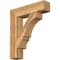Ekena Millwork Balboa Block Rough Sawn Bracket, Western Red Cedar, 6"W x 28"D x 32"H BKT06X28X32BOA05RWR - alternate 1